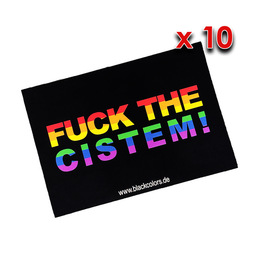 "FUCK THE CISTEM" - Sticker