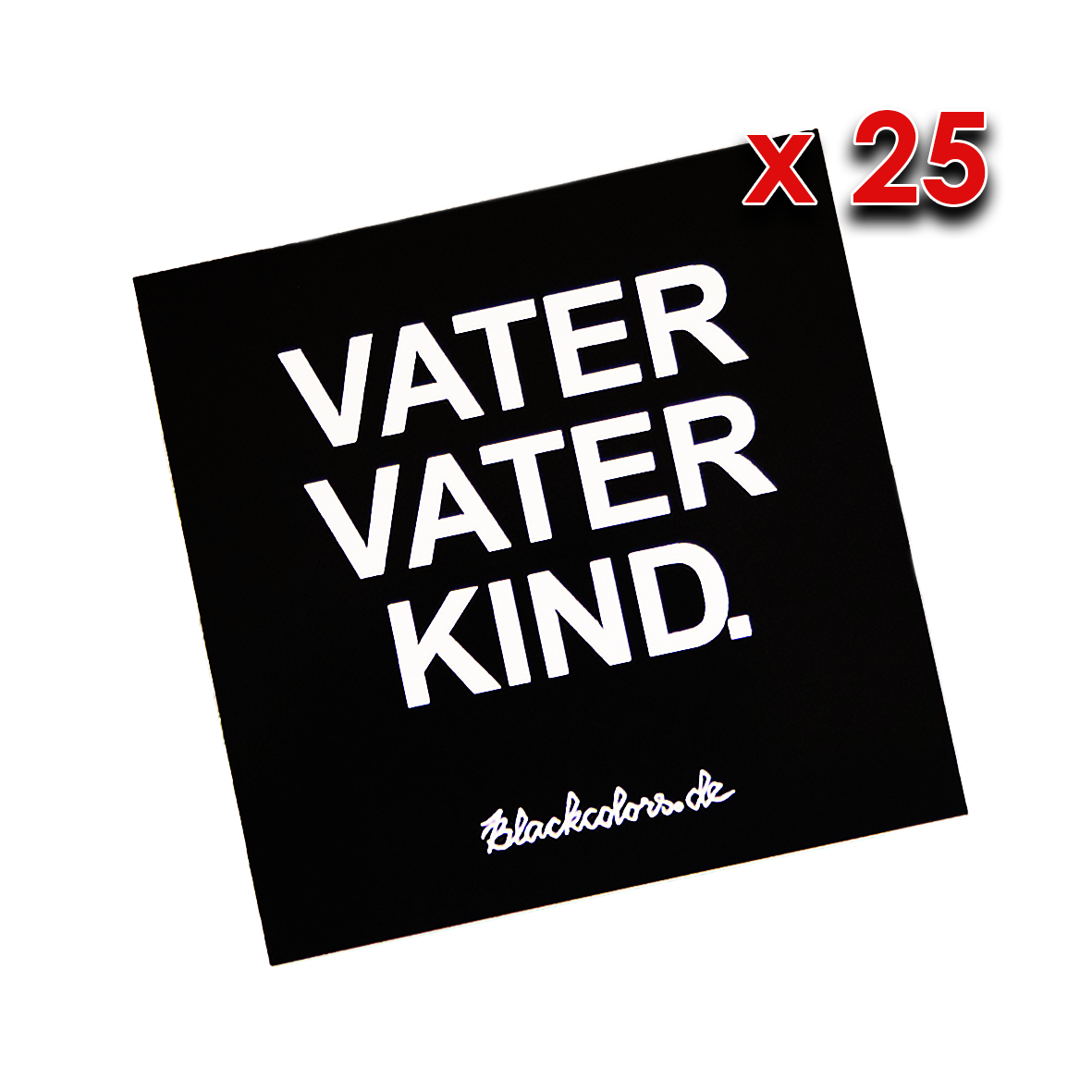"VATER VATER KIND." - Sticker - 25 Stück