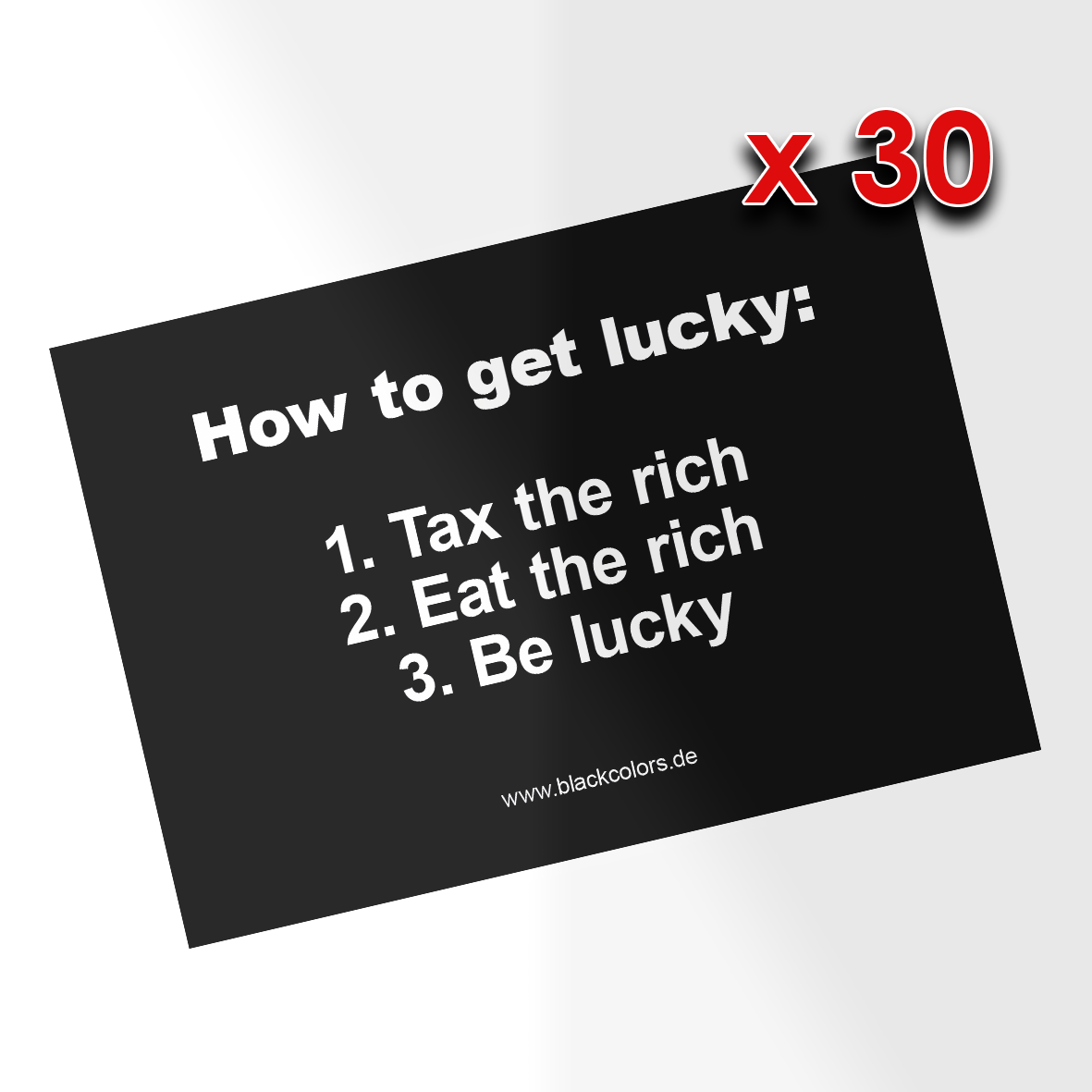 "How to get lucky: ..." - Sticker