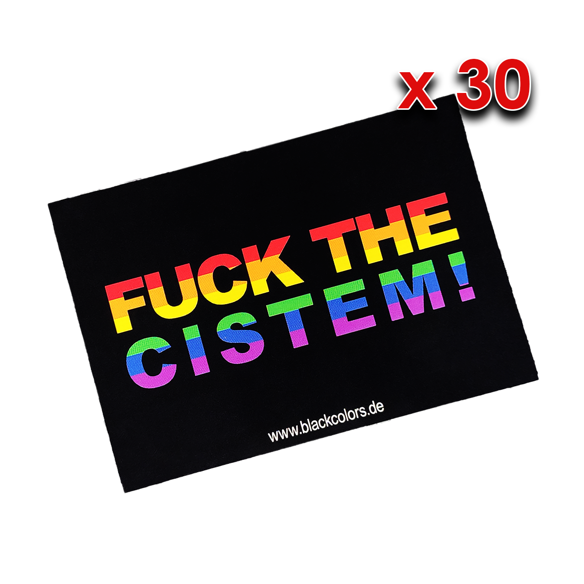 "FUCK THE CISTEM" - Sticker
