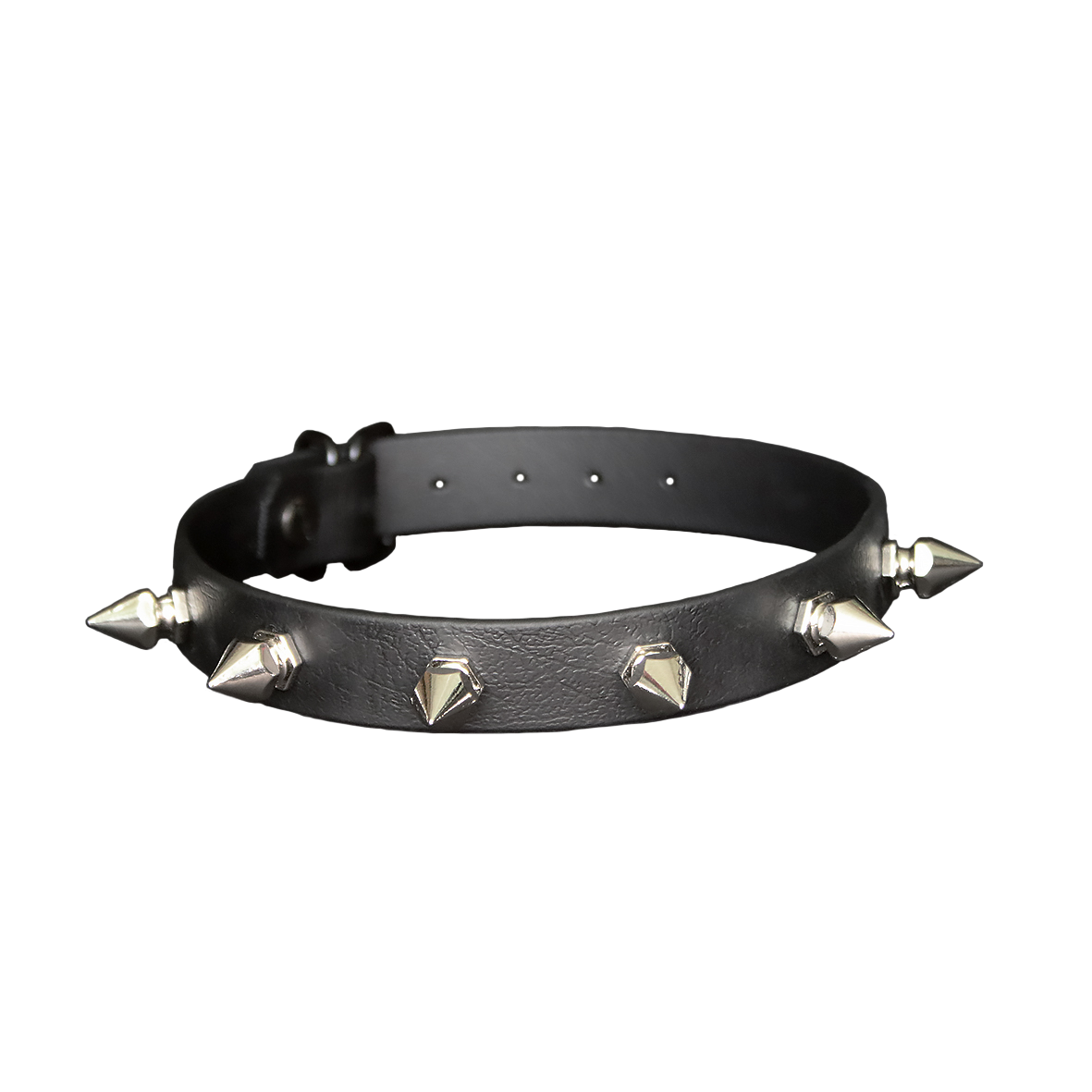 "SIXTYSIX" - Choker mit 6 mittelgroßen Nieten