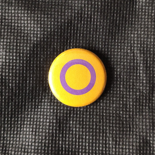 Intersexual Flag - Button