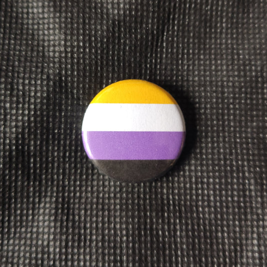 Nonbinary Flag - Button