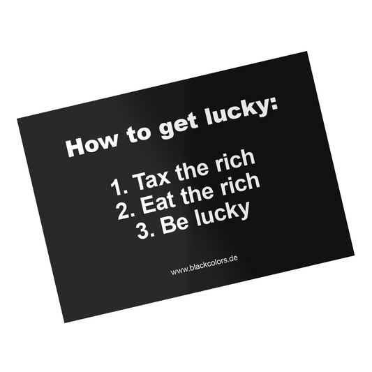 "How to get lucky: ..." - Sticker