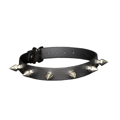 "SIXTYSIX" - Choker mit 6 mittelgroßen Nieten