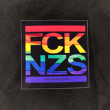 "FCKNZS"-Rainbow-Flag - Sticker