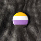 Nonbinary Flag - 25mm Button